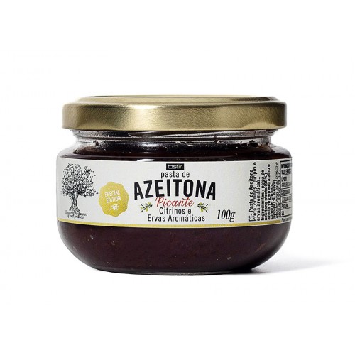 Pasta de Azeitona Preta Picante 100g