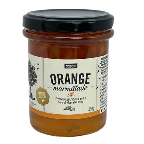 MARMALADE ORANGE, SPICES AND MOSCATEL WINE - 250 grs